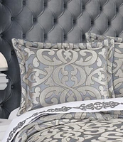 J. Queen New York Barocco Interlocking Damask Comforter Set Bedding Collection