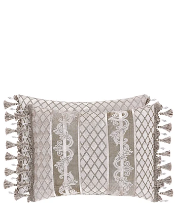 J. Queen New York Bel Air Sand Boudoir Pillow