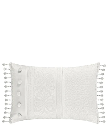 J. Queen New York Bianco Bead-Tasseled Boudoir Pillow