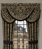 J. Queen New York Bolero Large-Scale Medallion Window Treatment