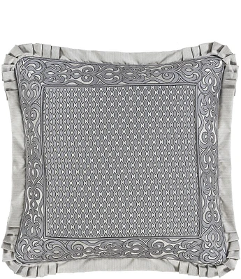 J. Queen New York Bolero Pleated Flange Framed Reversible Euro Sham