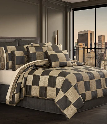 J. Queen New York Brando Bold Geometric Block Comforter Set