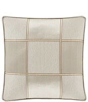 J. Queen New York Brando Highlighted Block Design Square Pillow