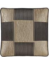 J. Queen New York Brando Highlighted Block Design Square Pillow