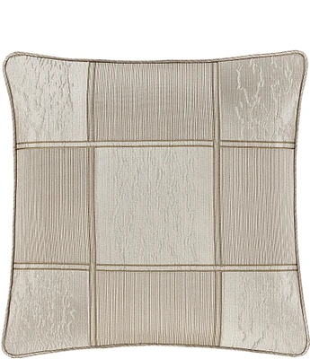 J. Queen New York Brando Highlighted Block Design Square Pillow