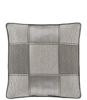 J. Queen New York Brando Highlighted Block Design Square Pillow