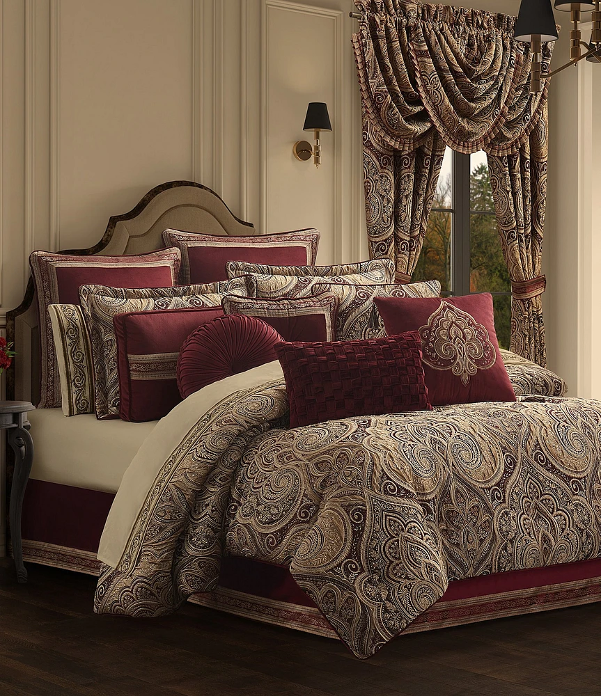 J. Queen New York Calistoga Woven Damask Comforter Set