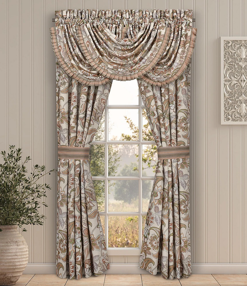 J. Queen New York Captiva Floral Jacobean Window Treatment