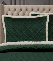 J. Queen New York Casey Quilted Sherpa Quilt Mini Set