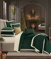 J. Queen New York Casey Quilted Sherpa Quilt Mini Set