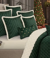 J. Queen New York Casey Quilted Sherpa Quilt Mini Set