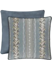 J. Queen New York Crystal Palace Floral-Striped & Velvet Euro Sham