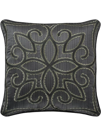 J. Queen New York Deco Embroidered Square Pillow