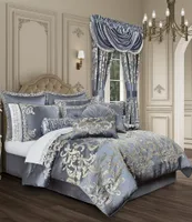 J. Queen New York Dicaprio Engineered Scroll Design Oversized Comforter Set