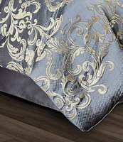 J. Queen New York Dicaprio Engineered Scroll Design Oversized Comforter Set