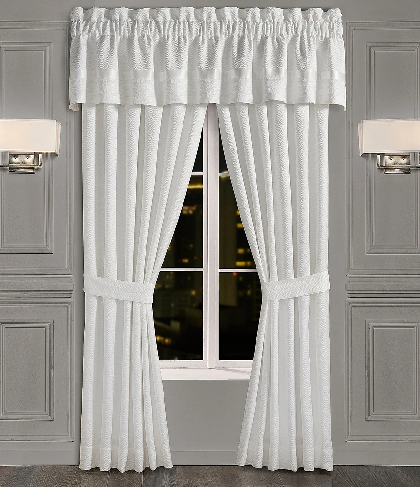 J. Queen New York Epic Jacquard Foulard Design Window Treatment