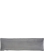 J. Queen New York Excelsior Diamond Embossed Satin Reversible Bolster Pillow