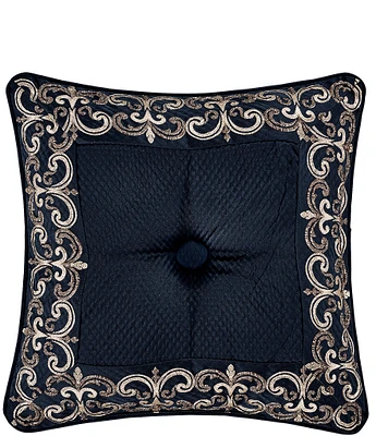 J. Queen New York Giardino Embroidered Scroll Square Pillow