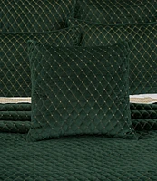 J. Queen New York Grandeur Embroideded Velvet Square Pillow