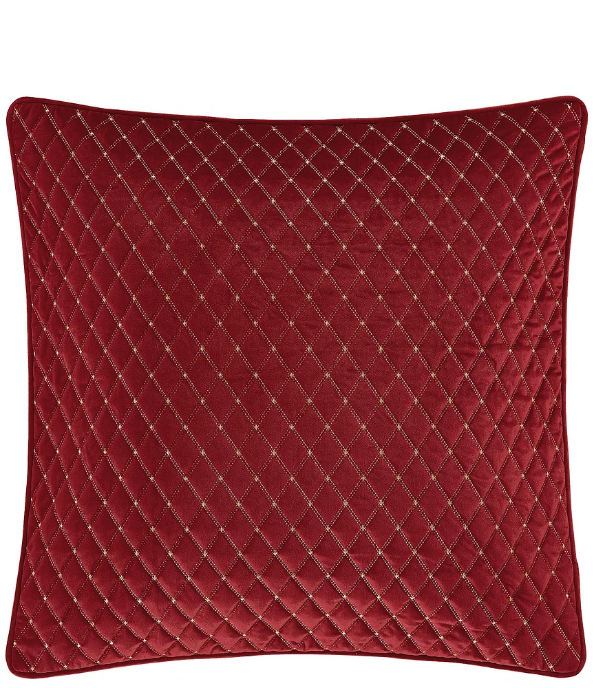 J. Queen New York Grandeur Quilted Velvet Euro Sham