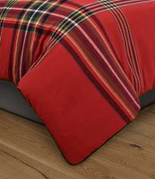 J. Queen New York Holiday Andrew Plaid Collection Duvet Cover Mini Set