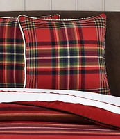 J. Queen New York Holiday Andrew Plaid Collection Reversible Euro Sham