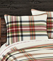 J. Queen New York Holiday Collection Christopher Colorway Plaid Engineered Yarn-Dyed Duvet Cover Mini Set