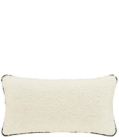 J. Queen New York Holiday Collection Christopher Colorway Plaid Engineered Yarn-Dyed Reversible Boudoir Pillow