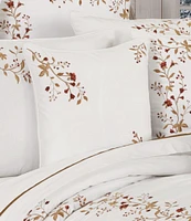 J. Queen New York Holiday Collection Juniper Embroidered -Inch Square Pillow