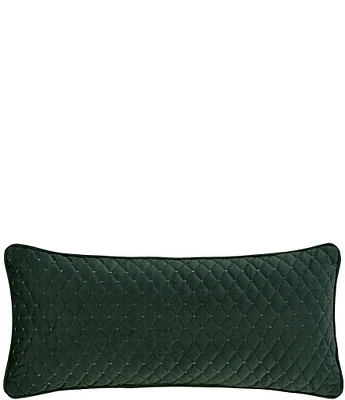 J. Queen New York Holiday Collection Marissa Quilted Boudoir Decorative Throw Pillow