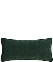 J. Queen New York Holiday Collection Marissa Quilted Boudoir Decorative Throw Pillow