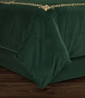 J. Queen New York Holiday Collection Noelle Velvet Bed Skirt