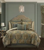 J. Queen New York Kensington Woven Damask Comforter Set