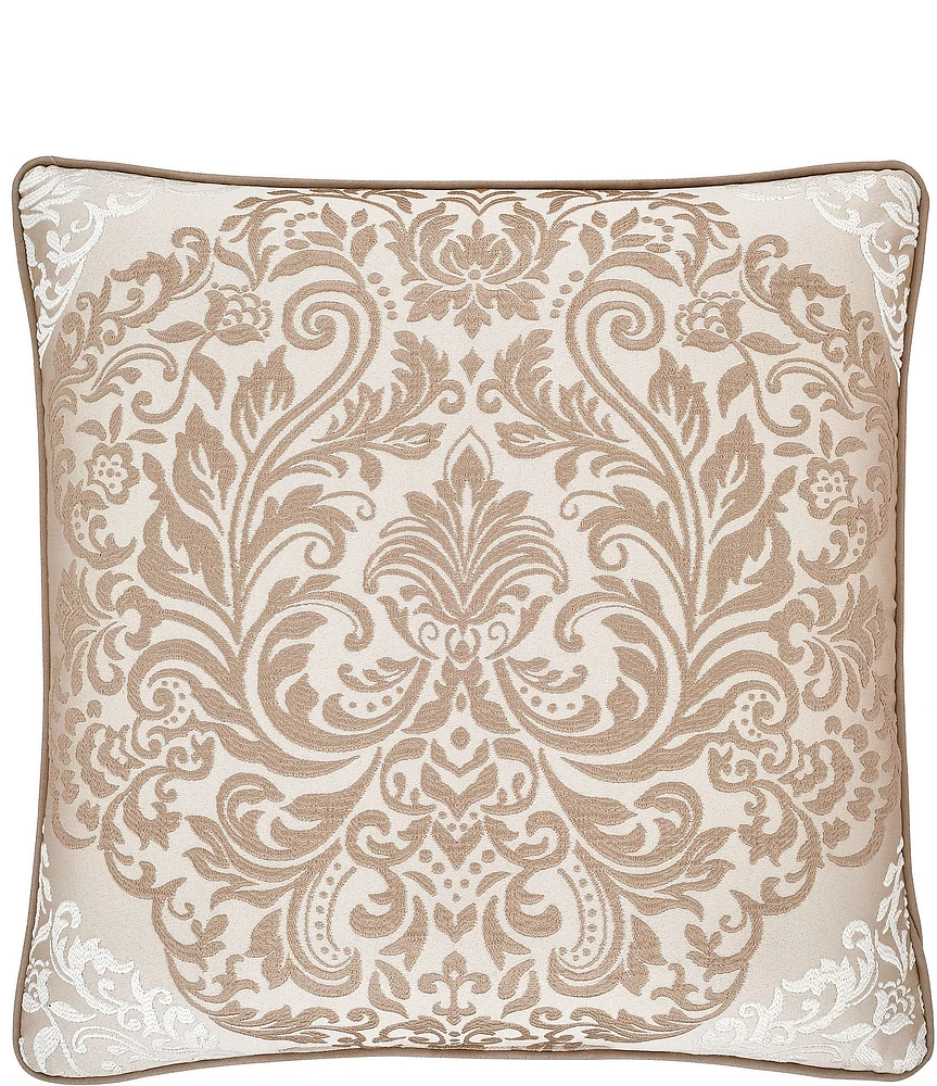 J. Queen New York La Scala Gold 20#double; Square Pillow