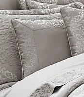 J. Queen New York La Scala Silver 18#double; Square Pillow