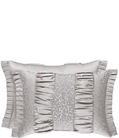 J. Queen New York La Scala Silver Boudoir Pillow