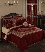 J. Queen New York Laurenza Engineered Woven Damask Oversized Comforter Set