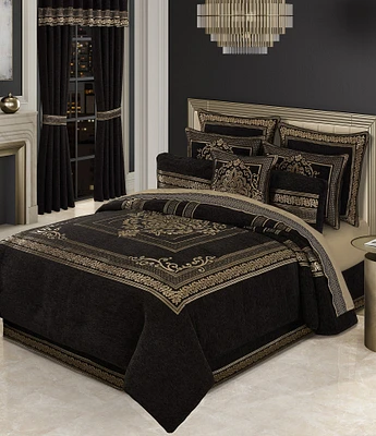 J. Queen New York Laurenza Engineered Woven Damask Oversized Comforter Set