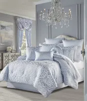 J. Queen New York Liana Woven Damask Pattern Comforter Set