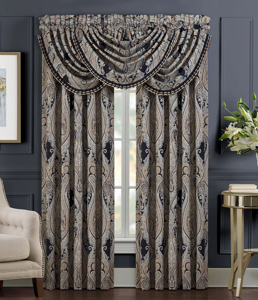 J. Queen New York Luciana Indigo Window Treatments