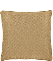 J. Queen New York All-Over Foulard Embroidered Lyndon Reversible Square Pillow