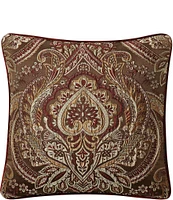 J. Queen New York Madeira Damask Square Pillow