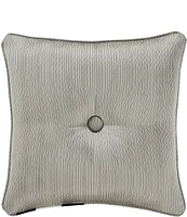 J. Queen New York Martina 18-inch Button Tufted Square Decorative Throw Pillow