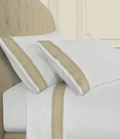 J. Queen New York Monarch Embroidered Sheet Set