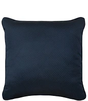 J. Queen New York Monte Carlo Woven Damask Reversible Square Pillow