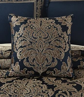 J. Queen New York Monte Carlo Woven Damask Reversible Square Pillow