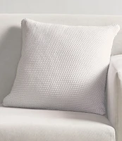 J. Queen New York Nautical Knit Cotton 20#double; Square Decorative Throw Pillow Cover
