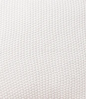 J. Queen New York Nautical Knit Cotton 20#double; Square Decorative Throw Pillow Cover