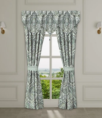 J. Queen New York Nico Traditional Woven Damask Window Treatment