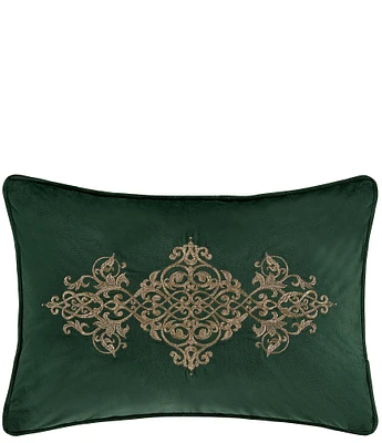 J. Queen New York Noelle Embroidered Boudoir Pillow